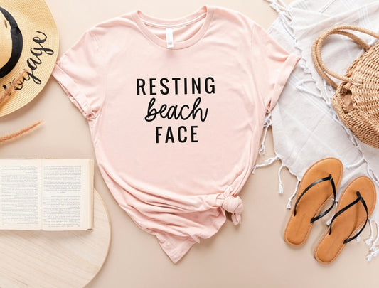 Resting Beach Face Tee