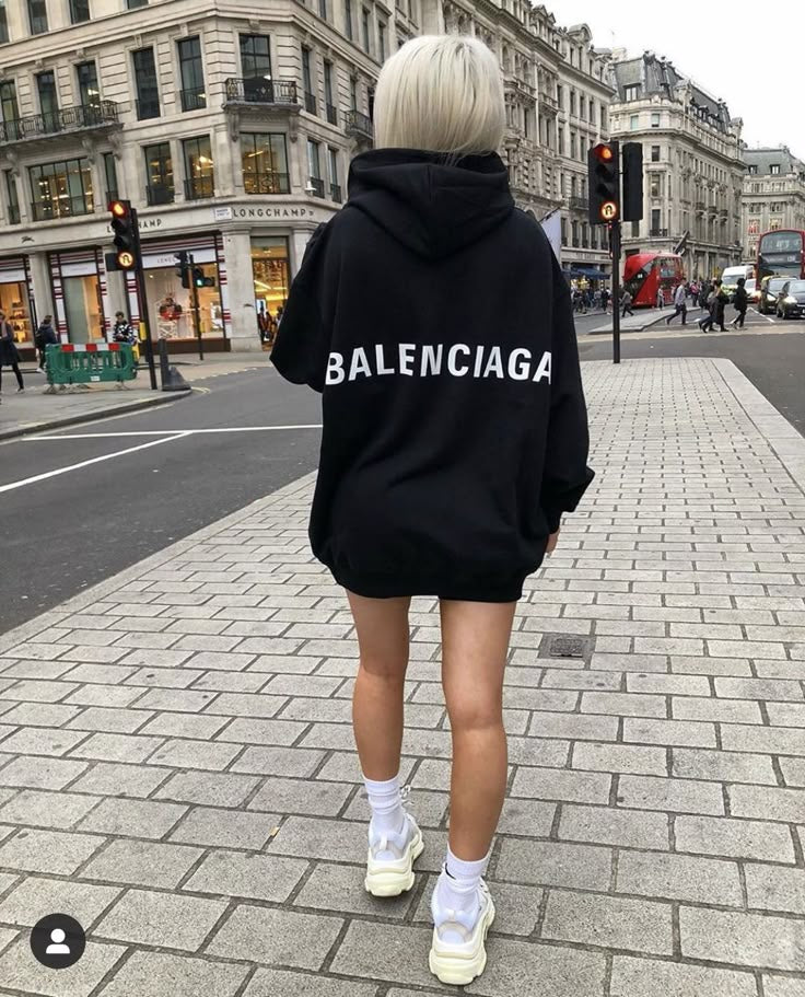 Preppy B Oversized Hoodie