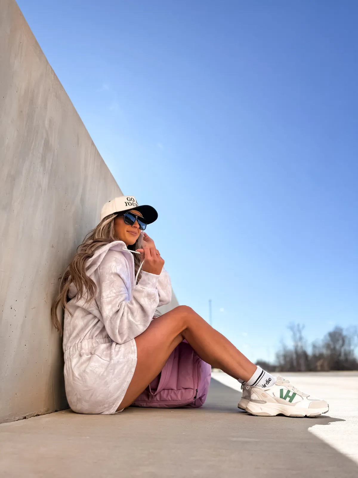 Cream Camo Cozy Hooded Romper