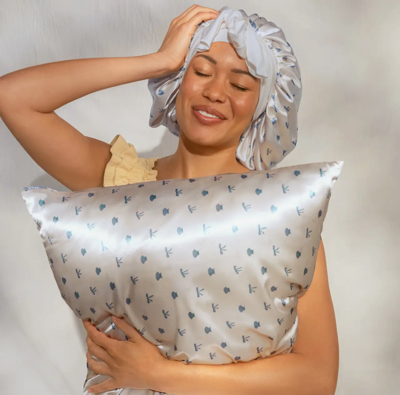 Coastal Bows Satin Pillowcase