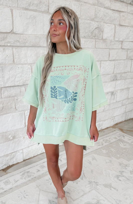 Coastal Catch Mineral Wash Pullover