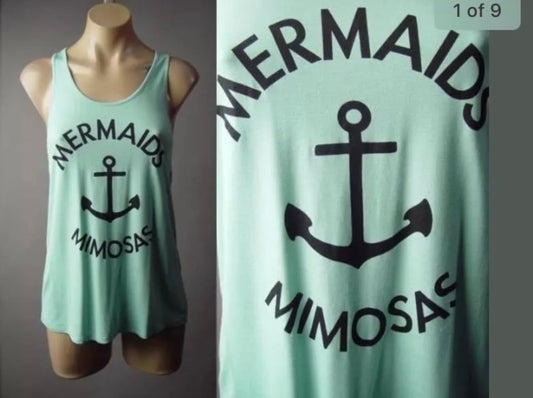 Mermaids & Mimosas Tank Top