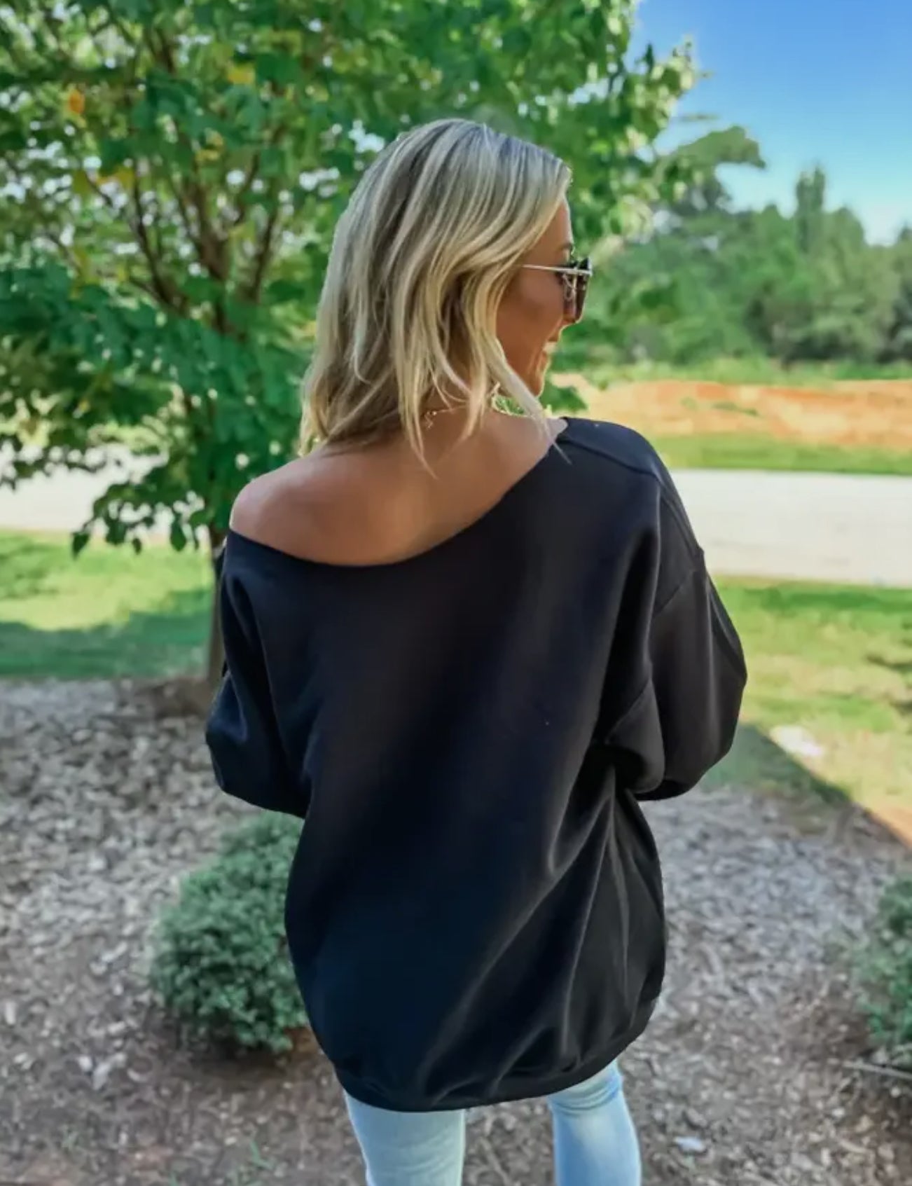 Expensive & Difficult Off Shoulder Sweatshirt