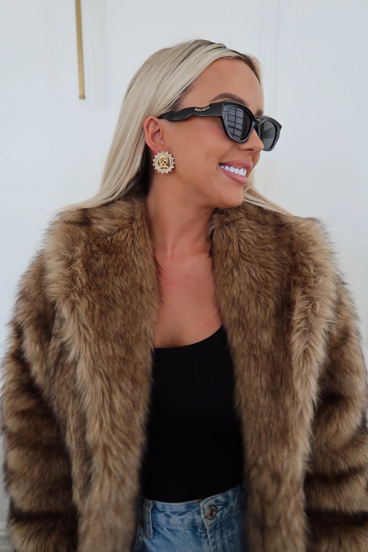 Love Each Other Coin Earrings