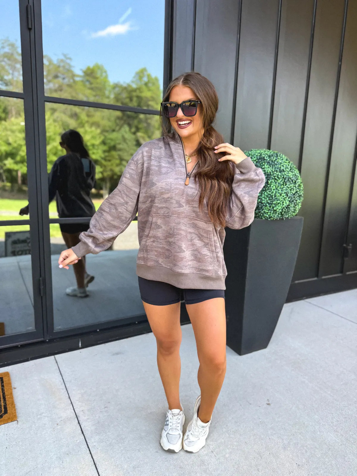 Preorder Smoked Oak Camo Comfort Quarter Zip