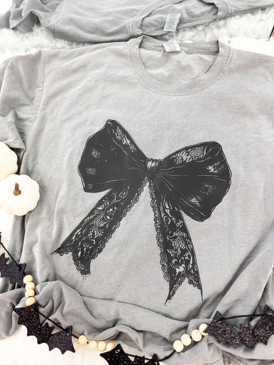 Lace Bow Vintage Tee