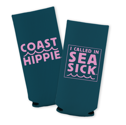 Navy Pink Koozie