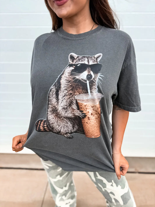 Raccoons & Coffee Tee