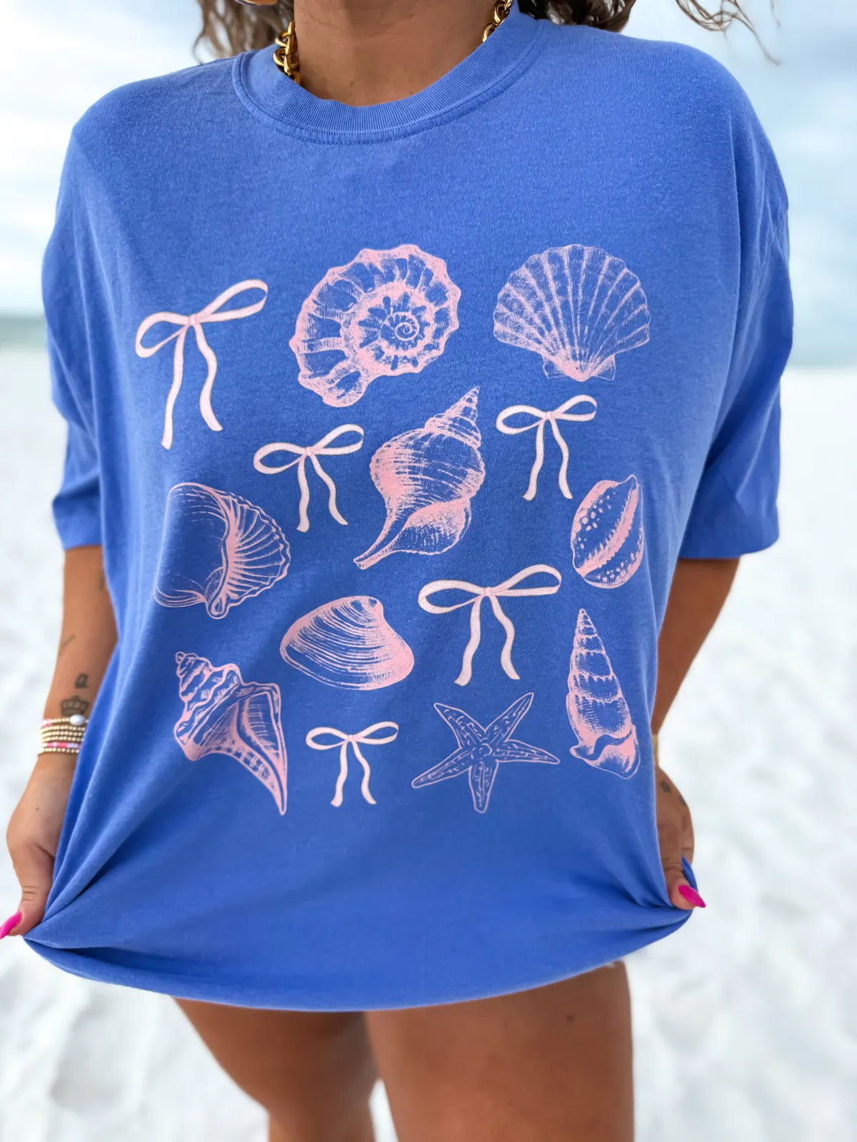 Shell Coquette Tee