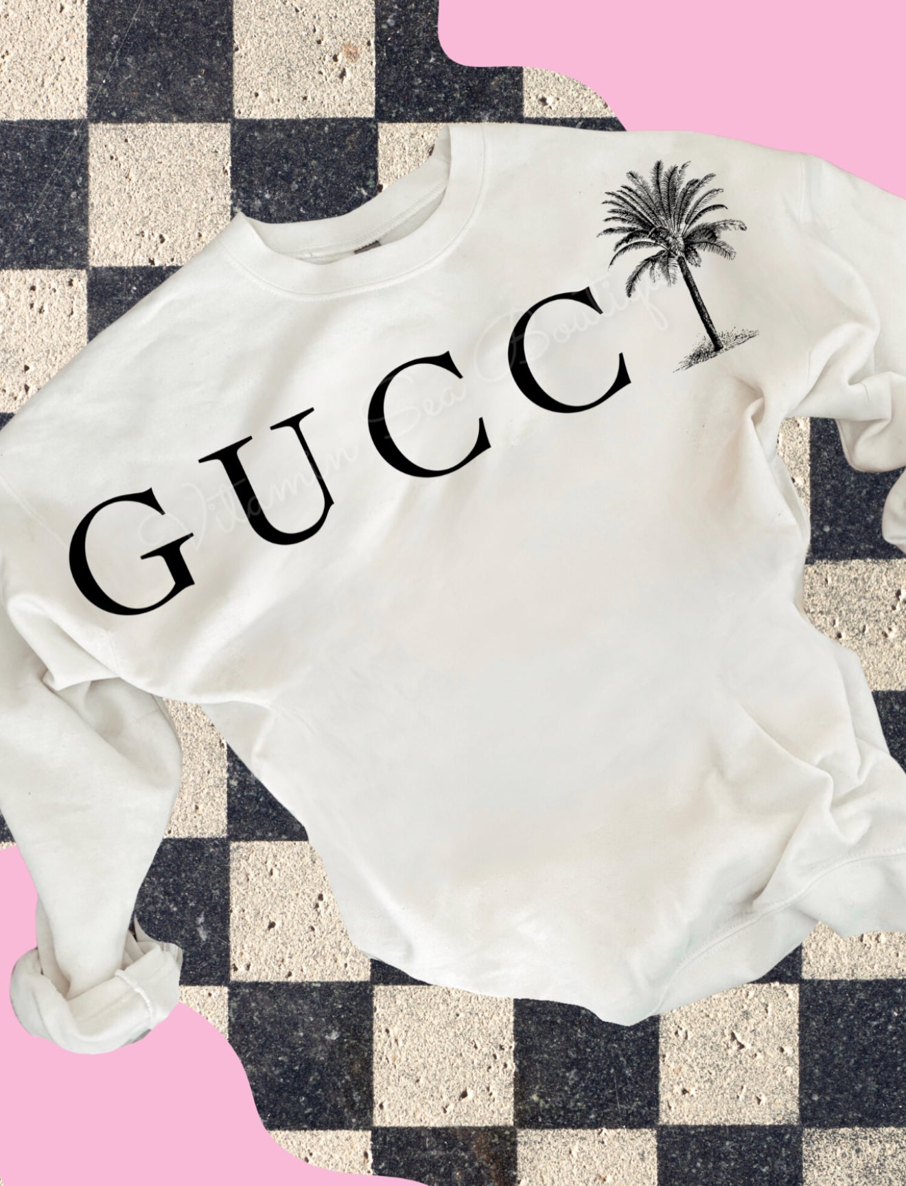 Preppy Palm Tree Tee/Sweatshirt