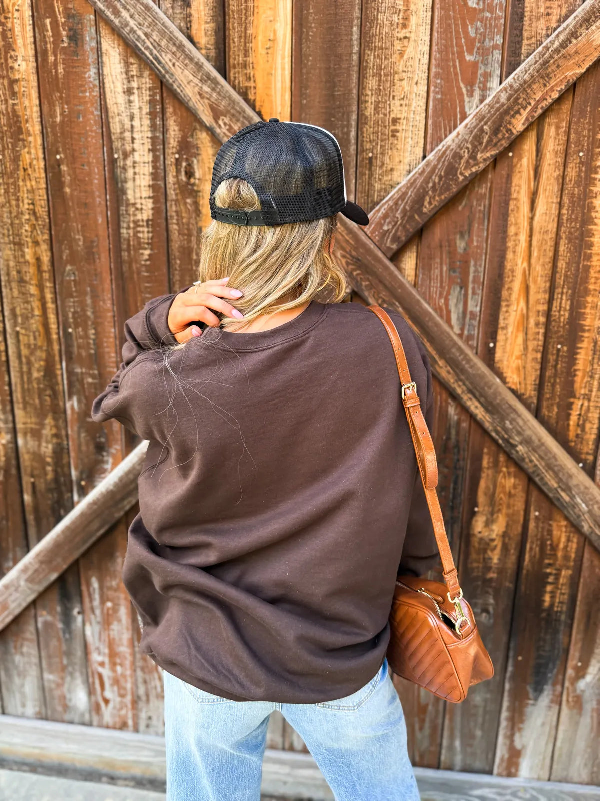 Cozy Season Collage Sweatshirt