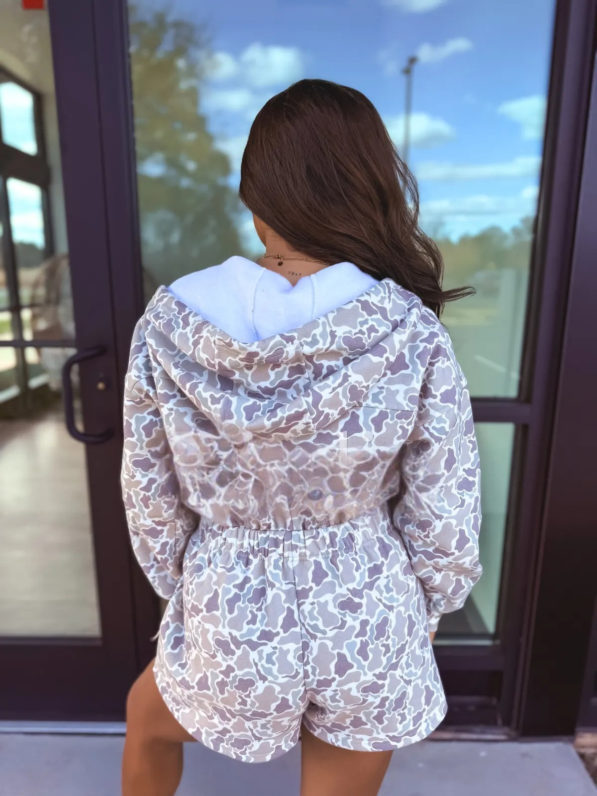 PREORDER Duck Camo Cozy Hooded Romper