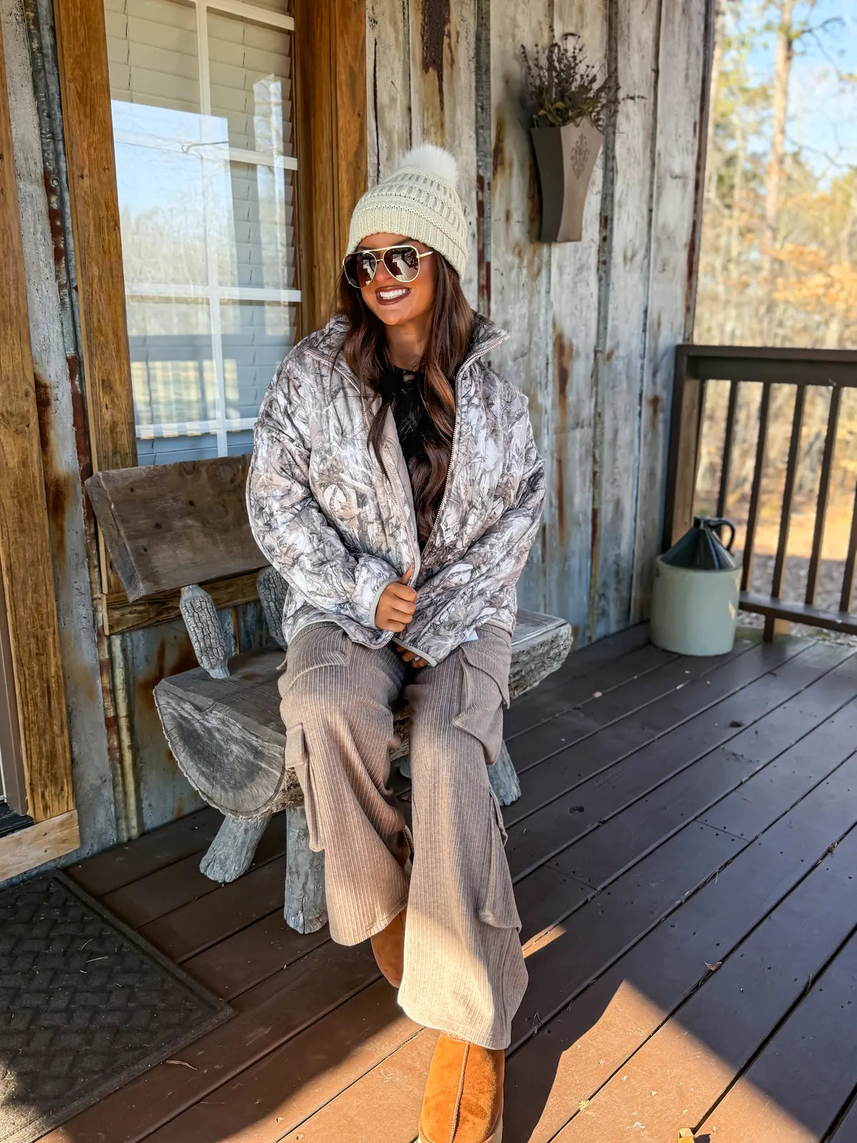 PREORDER Dark Camo Cozy Cloud Jacket