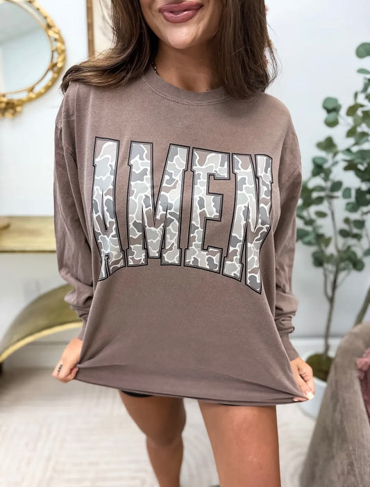 Amen Camo Long Sleeve