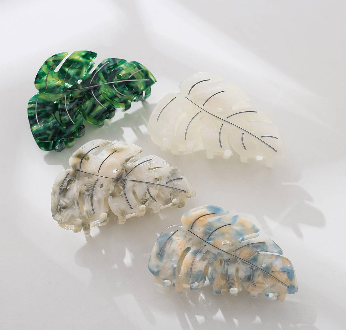 Monstera Leaf Claw Clip