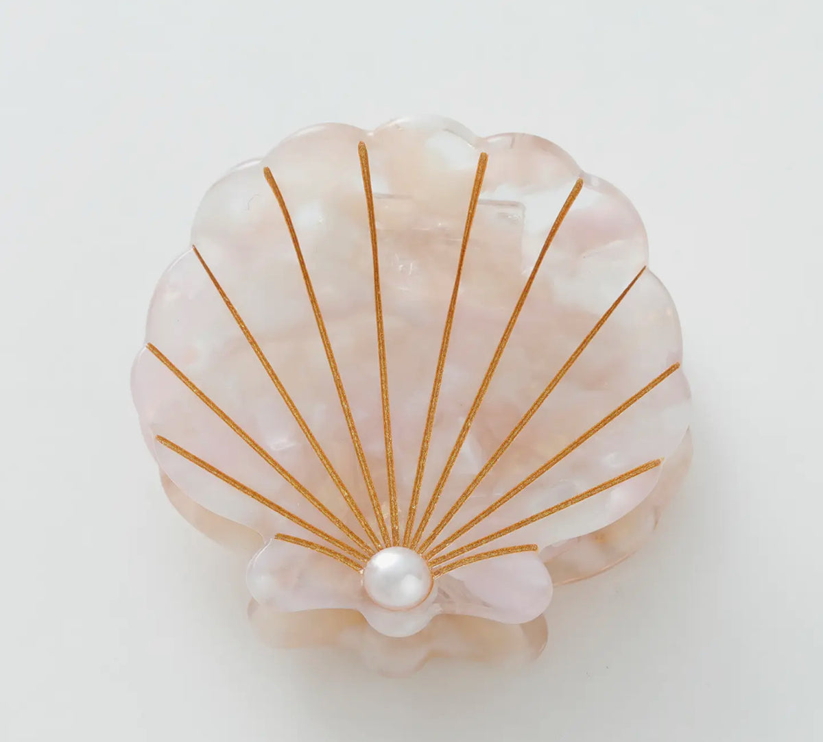 Pearl Seashell Claw Clip Set