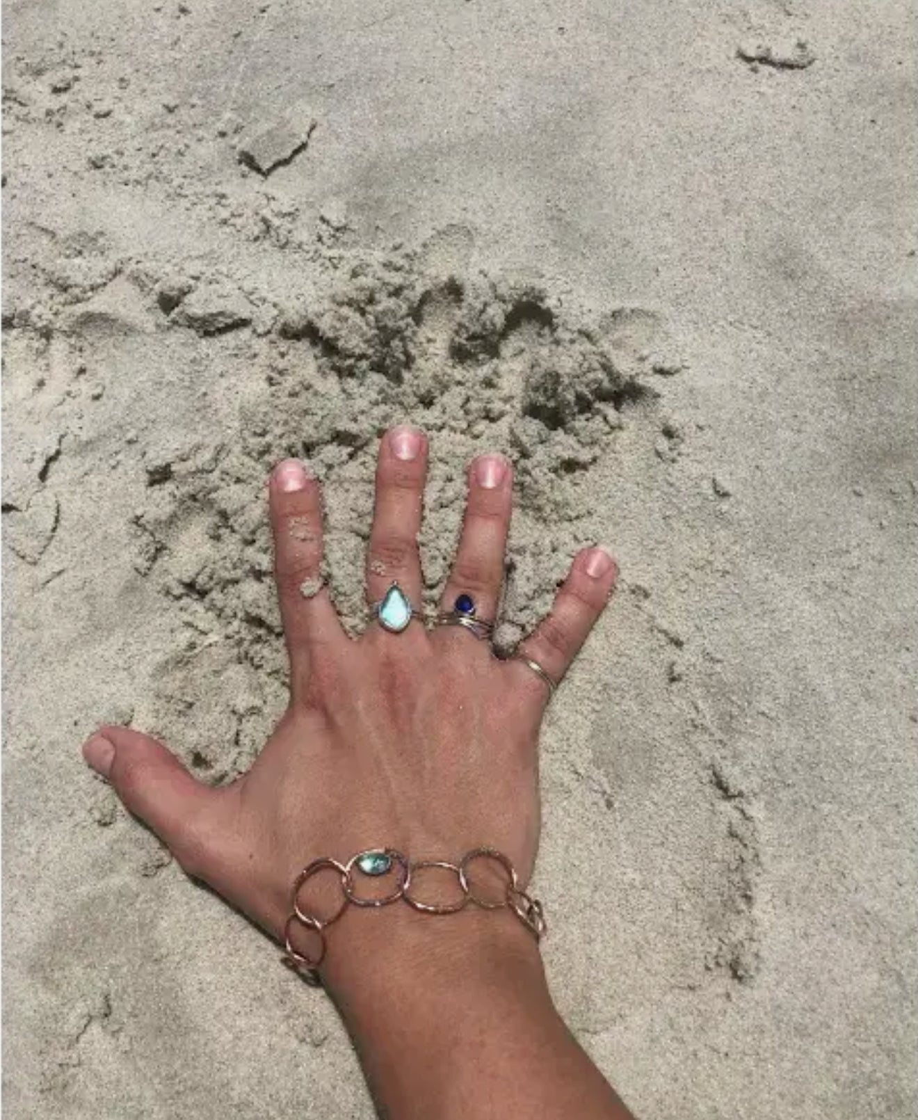 Dainty Seaglass Ring