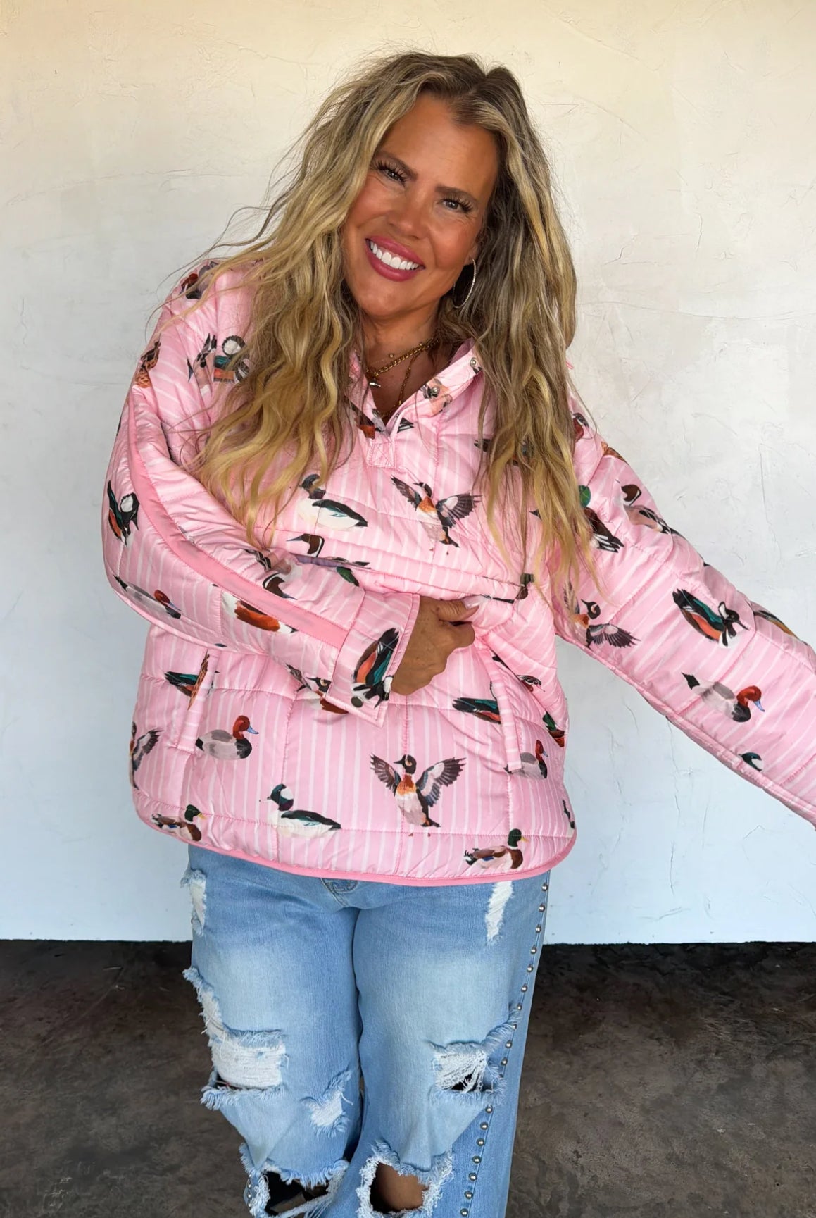 Preorder Outdoorsy Pink Mallard Camo Puffer Jacket