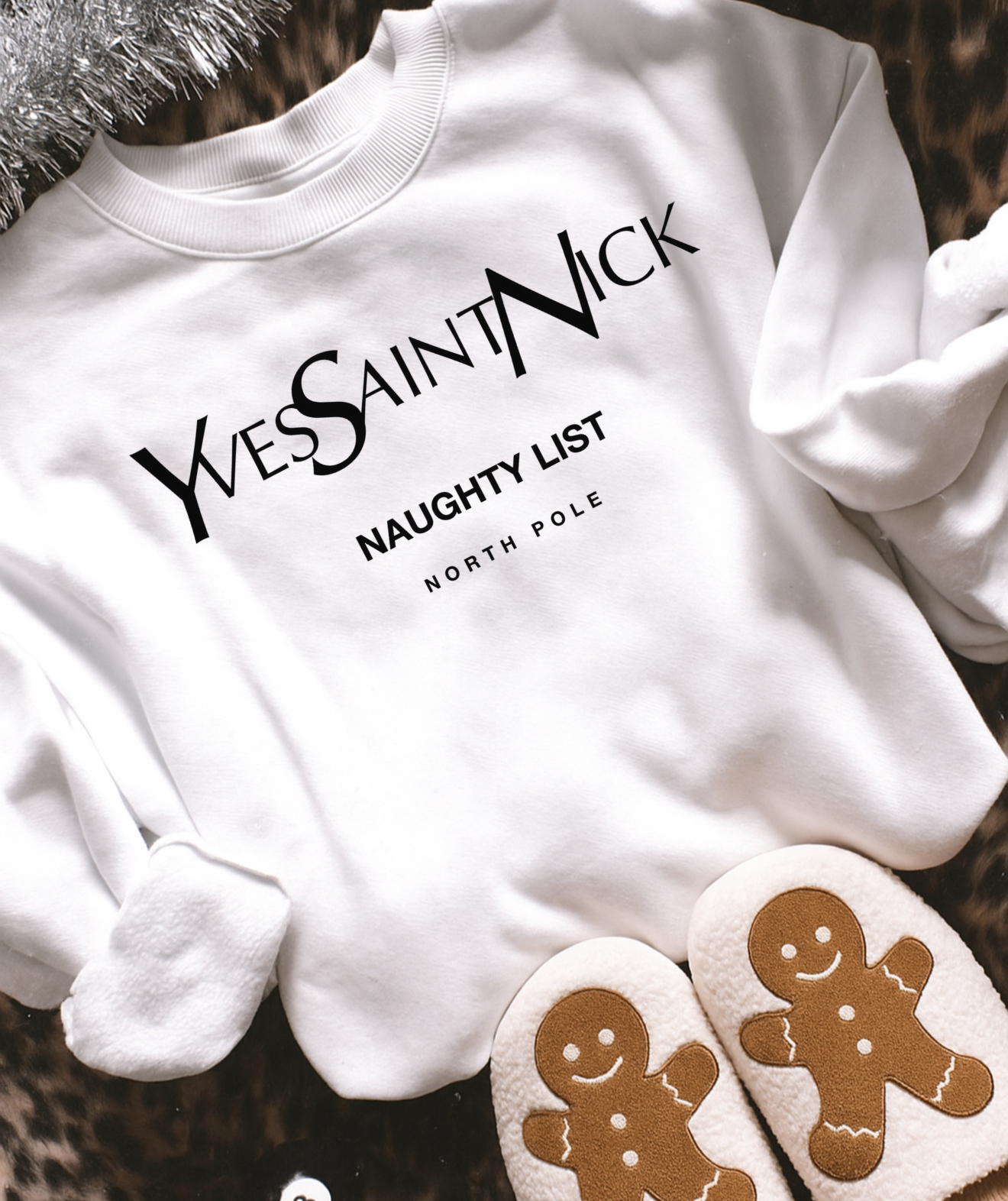 Preppy St. Nick Tee/Sweatshirt