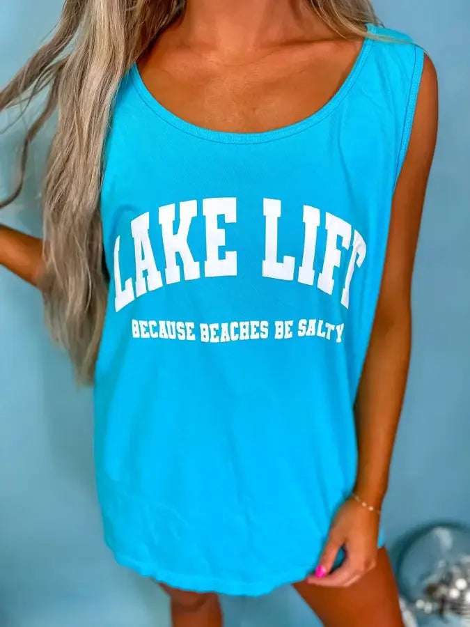 Lake Life Tank/Beach Cover Up