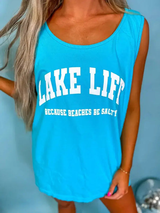 Lake Life Tank/Beach Cover Up