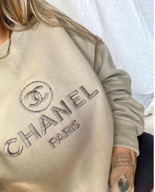 Preppy Embroidered Tees/Sweatshirts