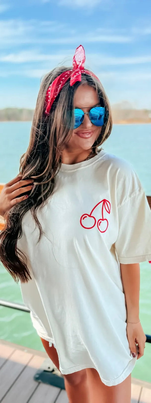 Coastal Cherries Tee