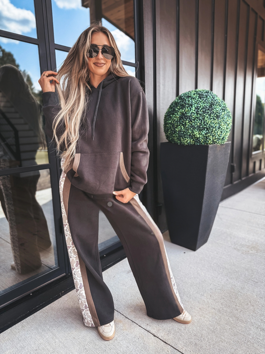 PREORDER Charcoal Hoodie Pant Set (Sold Individually!)