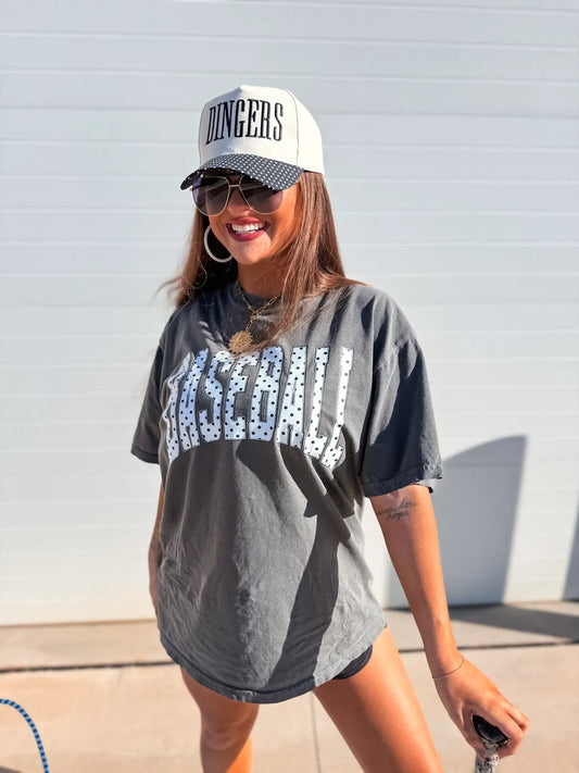 Polka Dots Baseball Tee