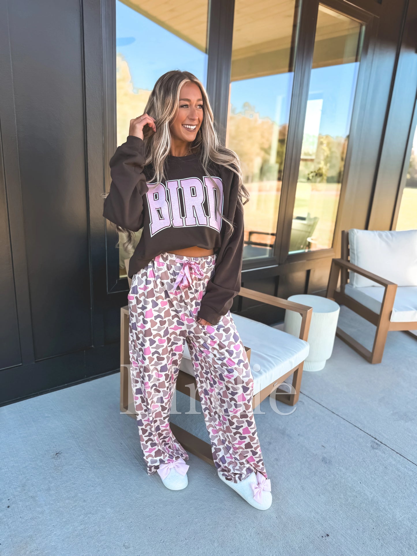 PREORDER Pink Duck Camo Stretchy Lounge Pants