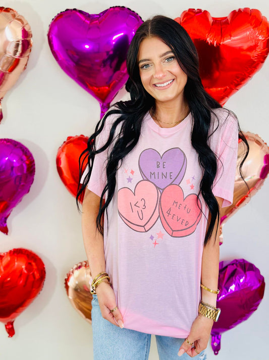 Be Mine Candy Hearts Tee