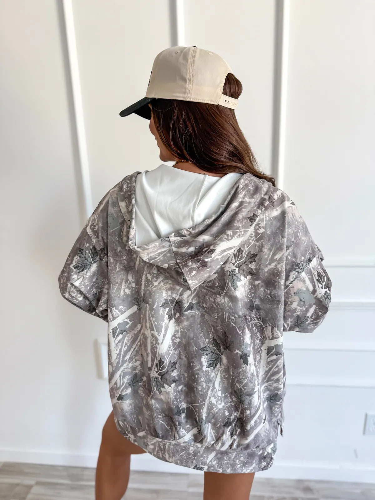 Iced Camo Cloud Oversized Zip Up