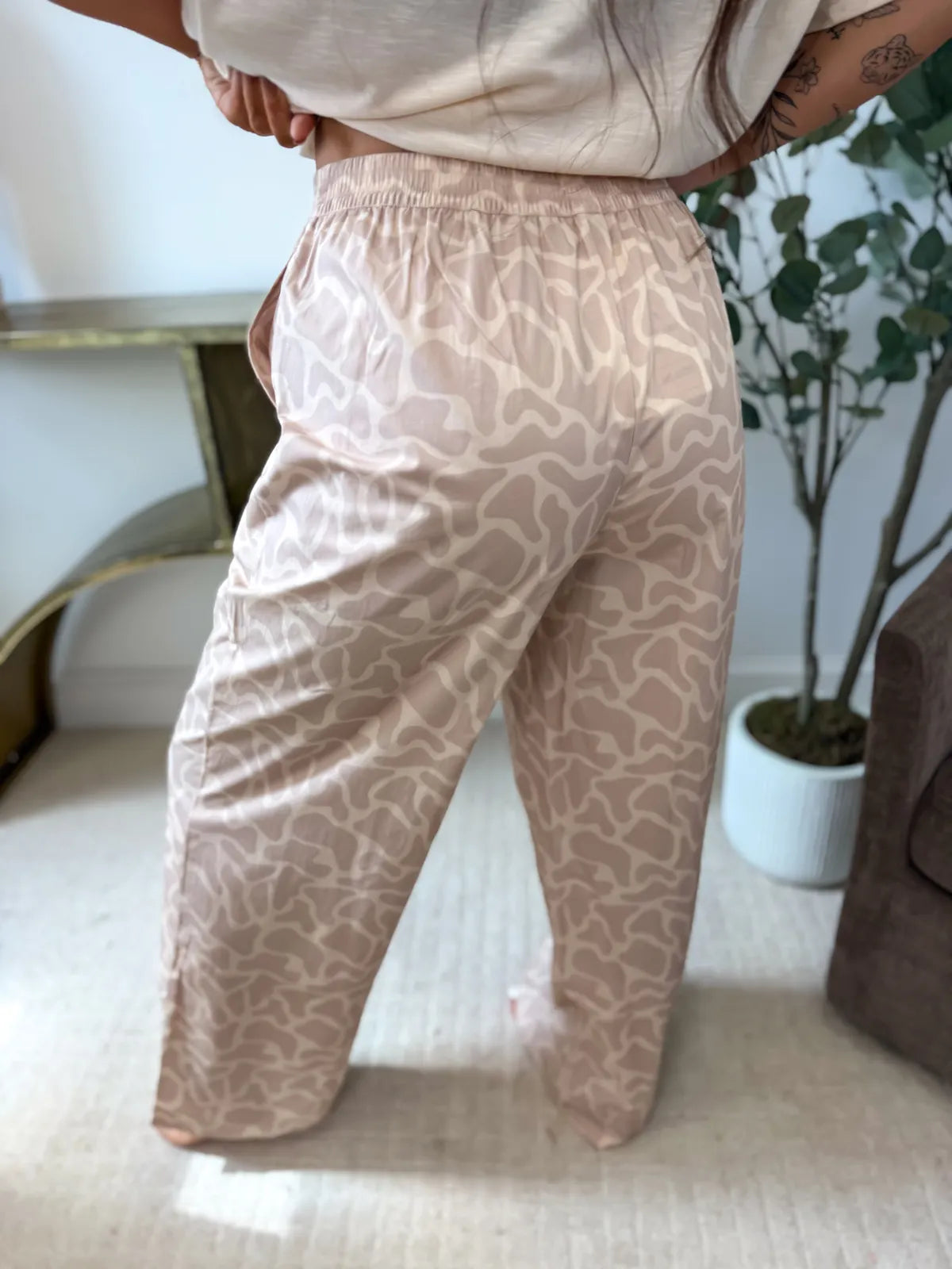 Neutral Marsh Camo Boxer Pants