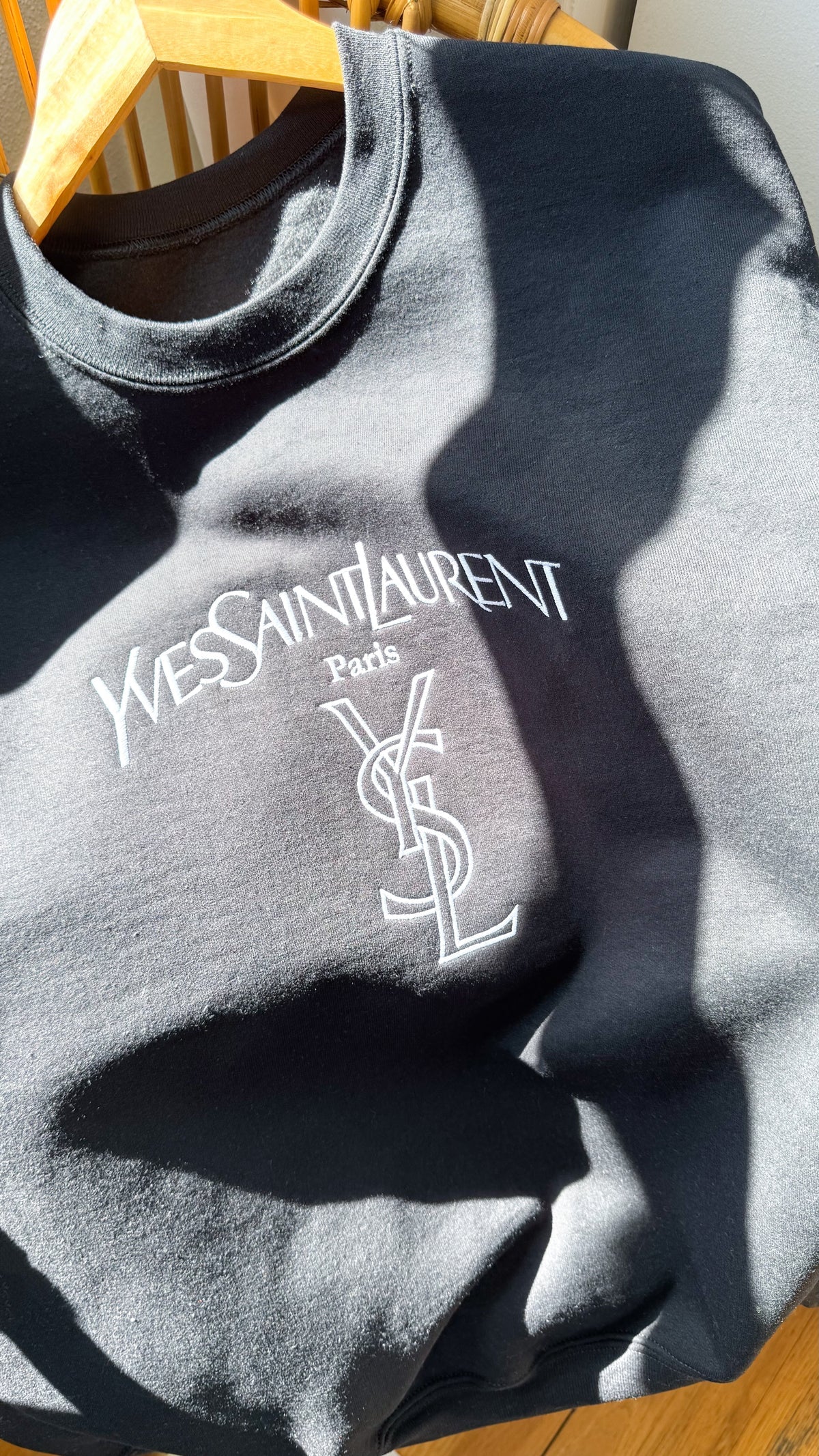 Preppy Paris Embroidered Sweatshirt