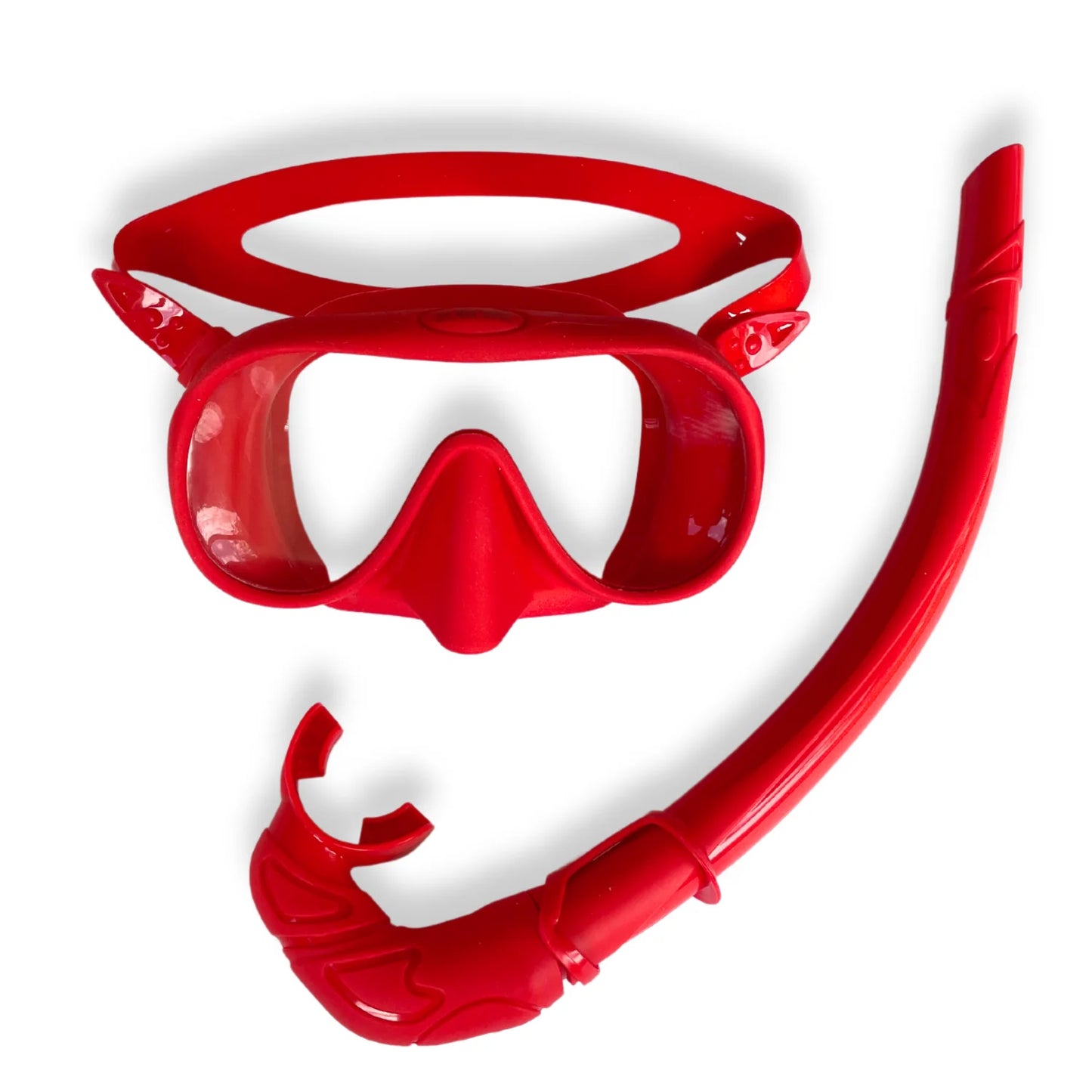 Red Snorkel Set