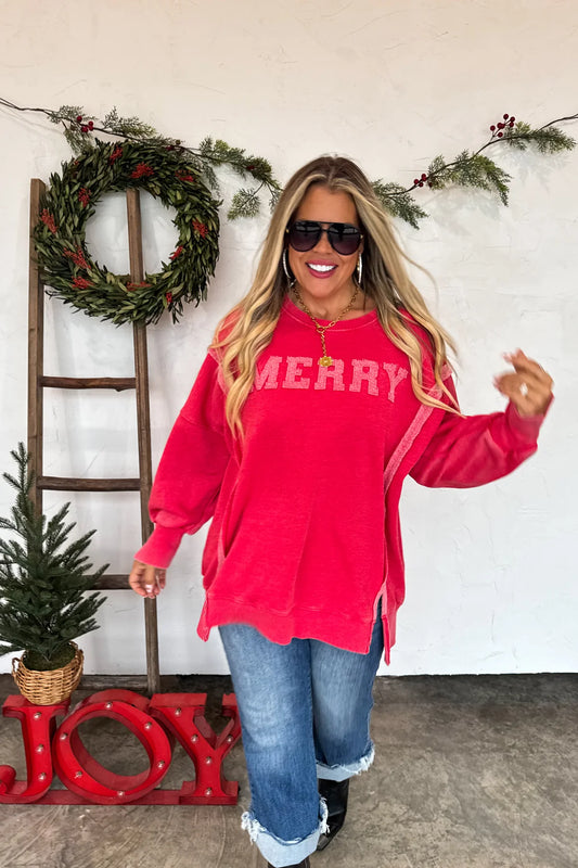 PREORDER Merry Classic Crew Pullover