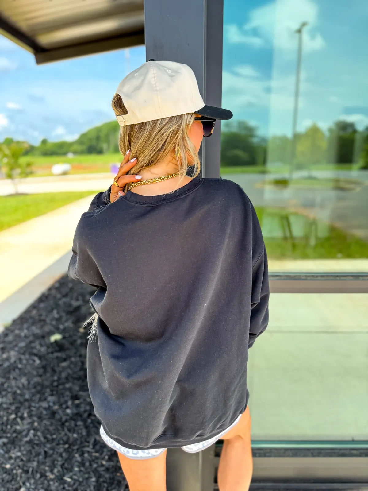 Cool Moms Raising Cool Kids Embroidered Sweatshirt