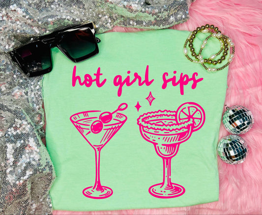 Hot Girl Sips Tee