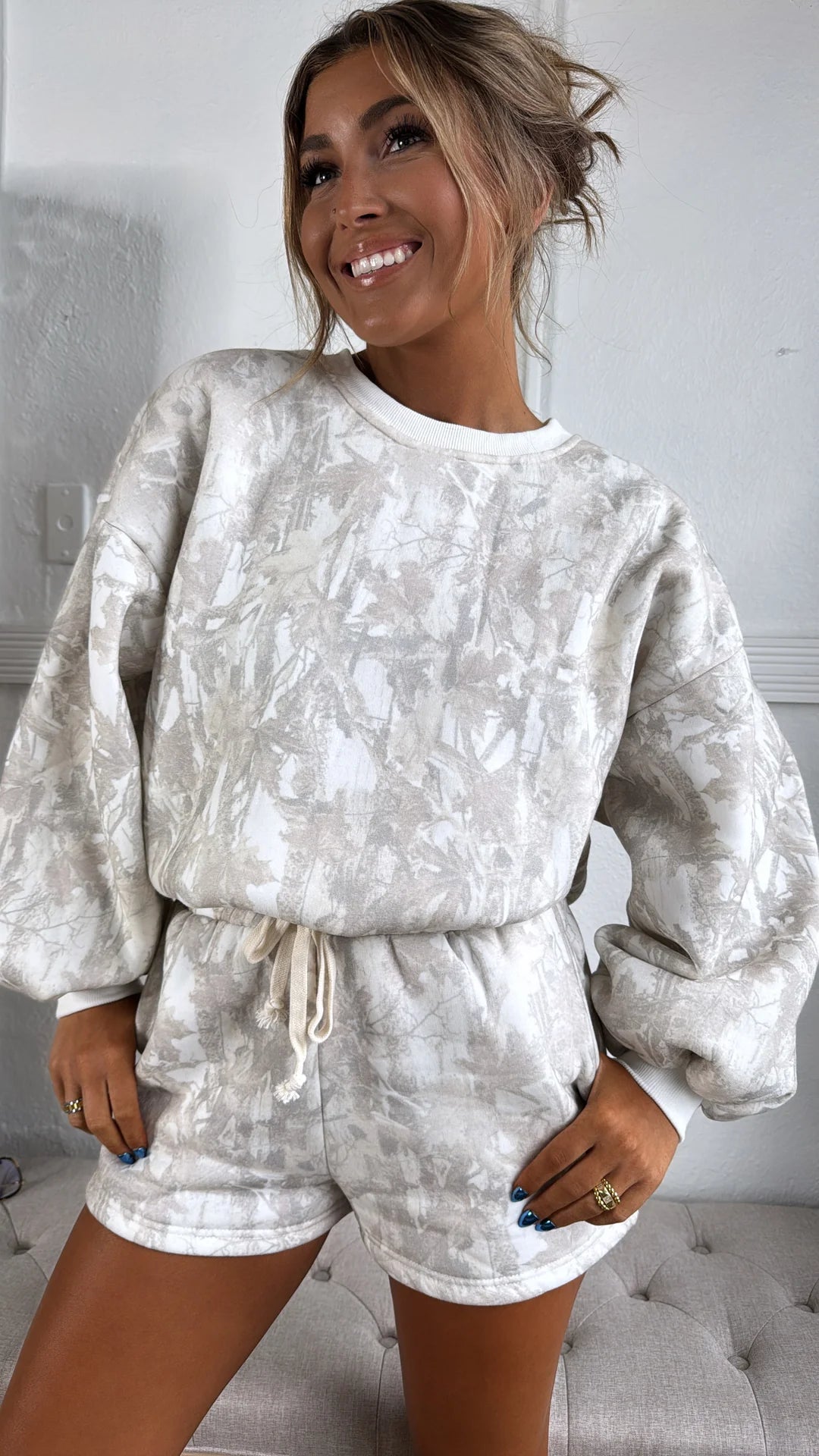 Cozy Light Camo Lounge Set