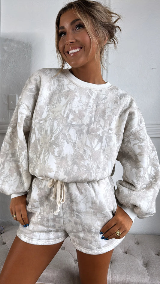Cozy Light Camo Lounge Set