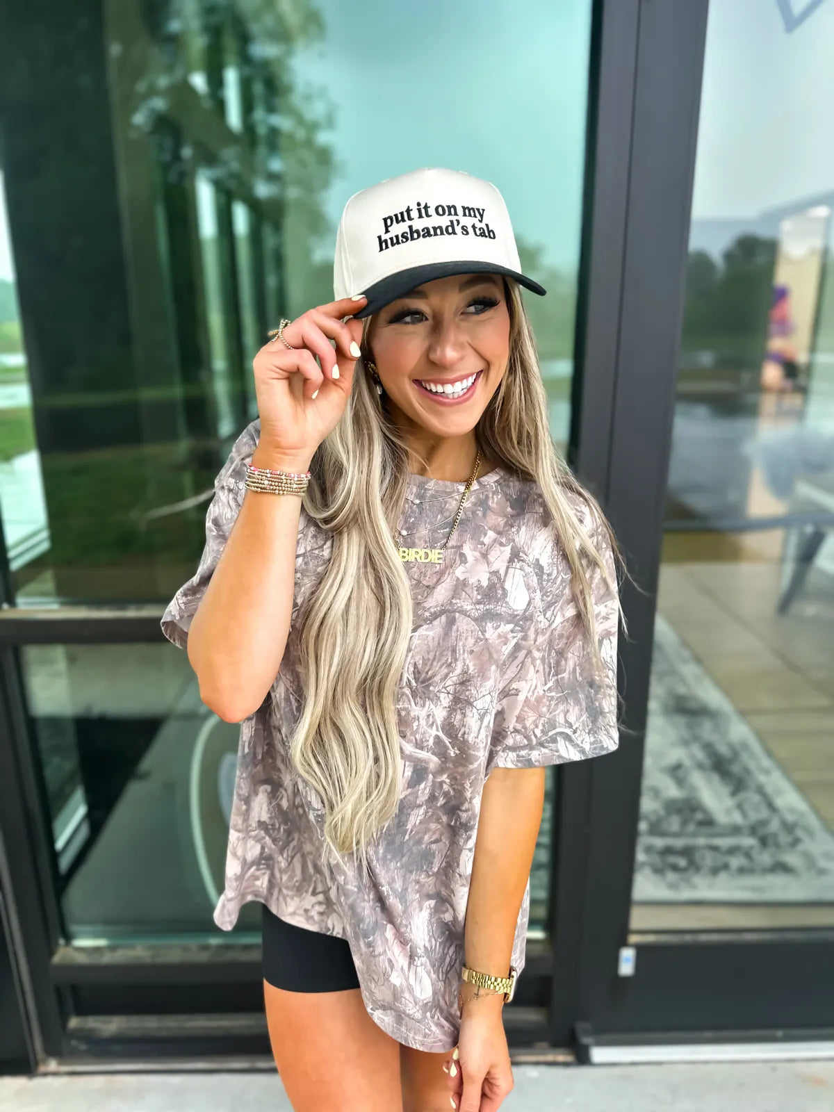 Dark Camo Oversized Tee