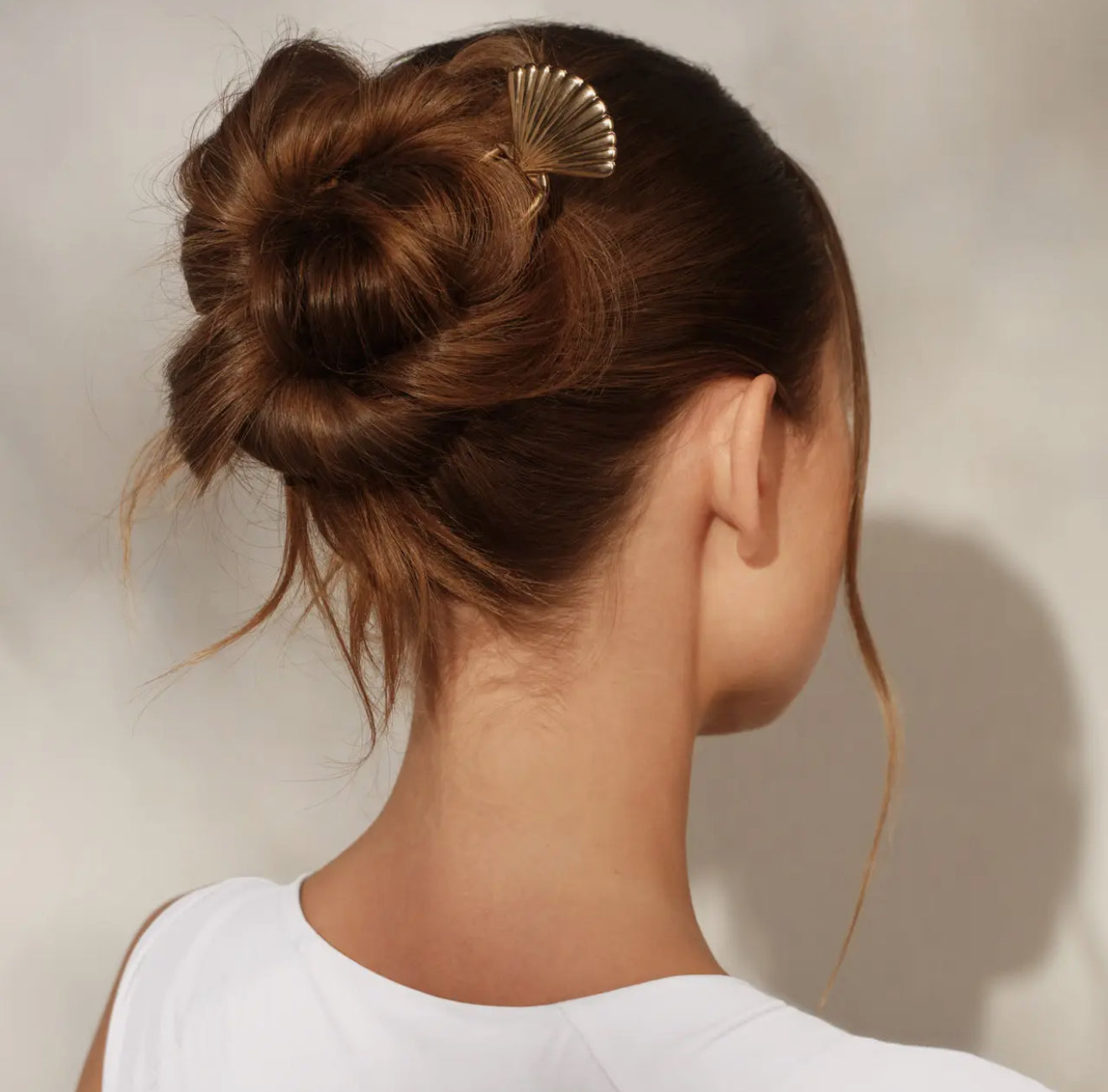 Clamshell Metal French Hairpin