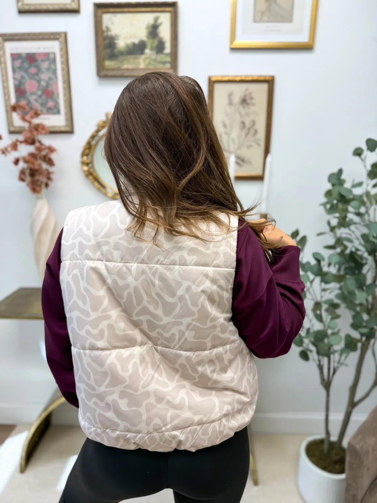PREORDER Neutral Marsh Camo Puffer Vest
