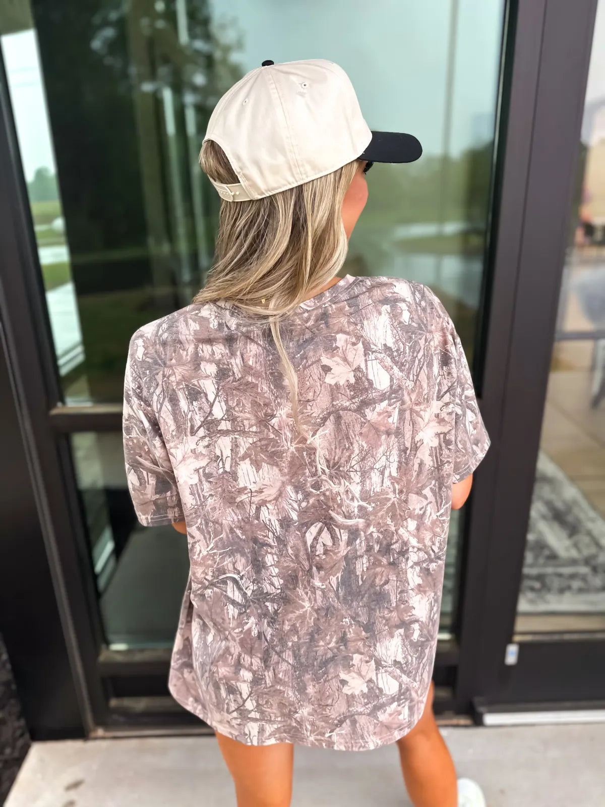 Dark Camo Oversized Tee