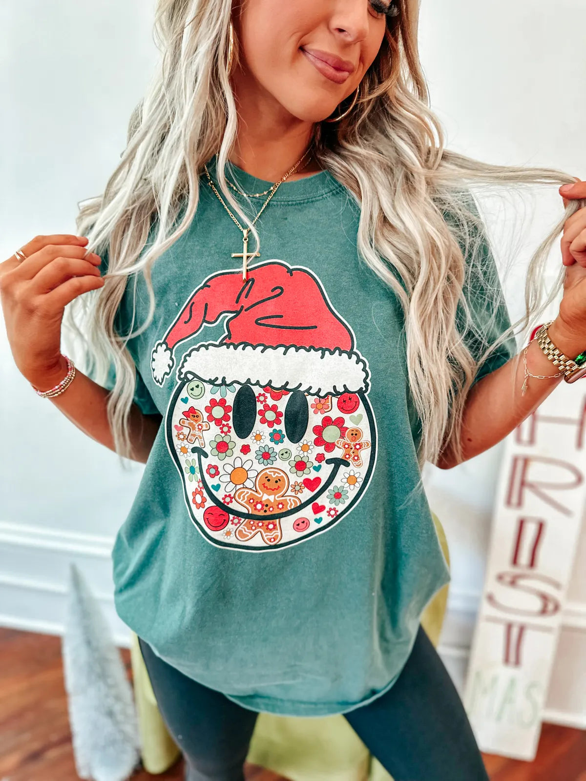 Santa Smiley Tee