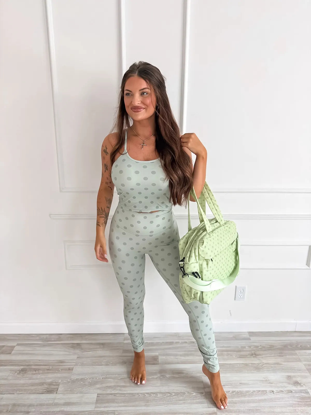 Preorder Pastel Polka Dot Brami & Leggings