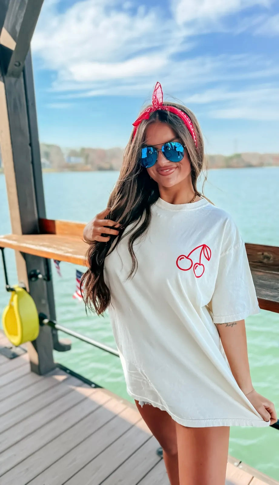 Coastal Cherries Tee