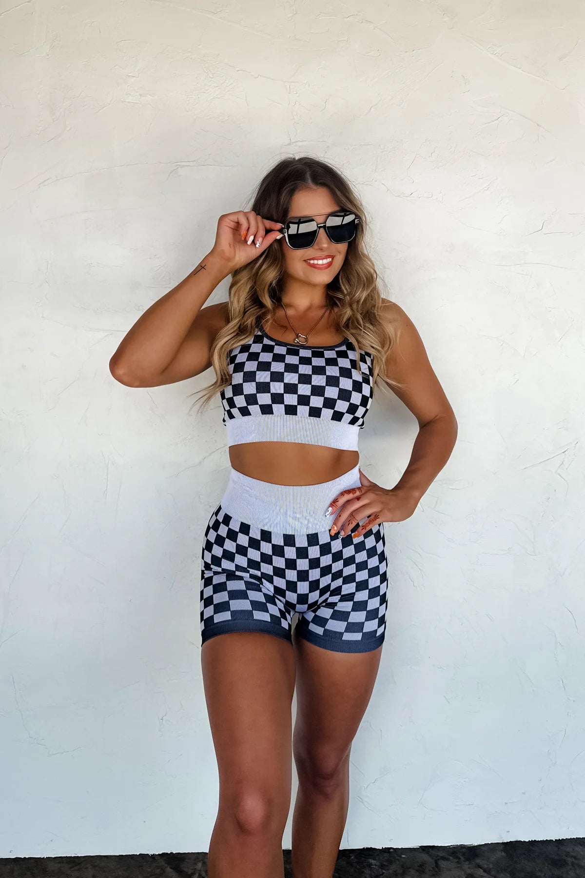 Preorder: Jet Black Checkered Sets