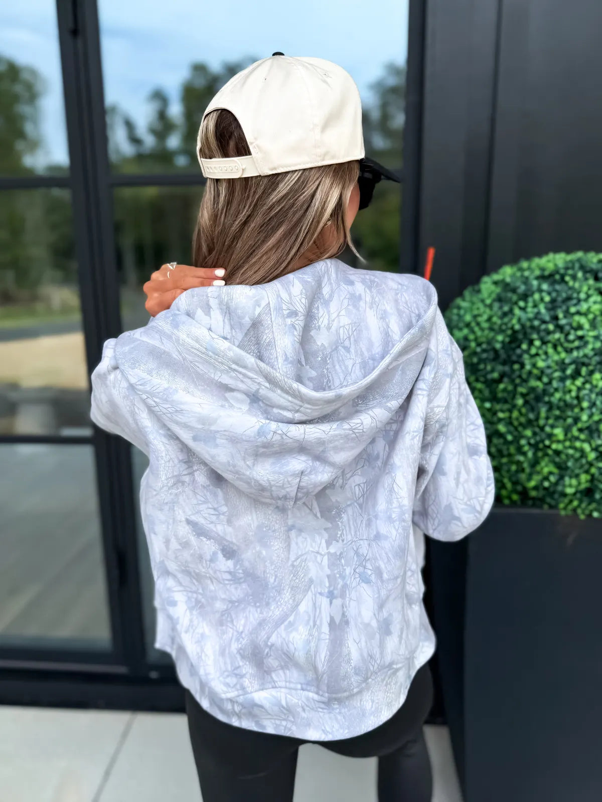 PREORDER Full Zip Camo Light Gray Jacket