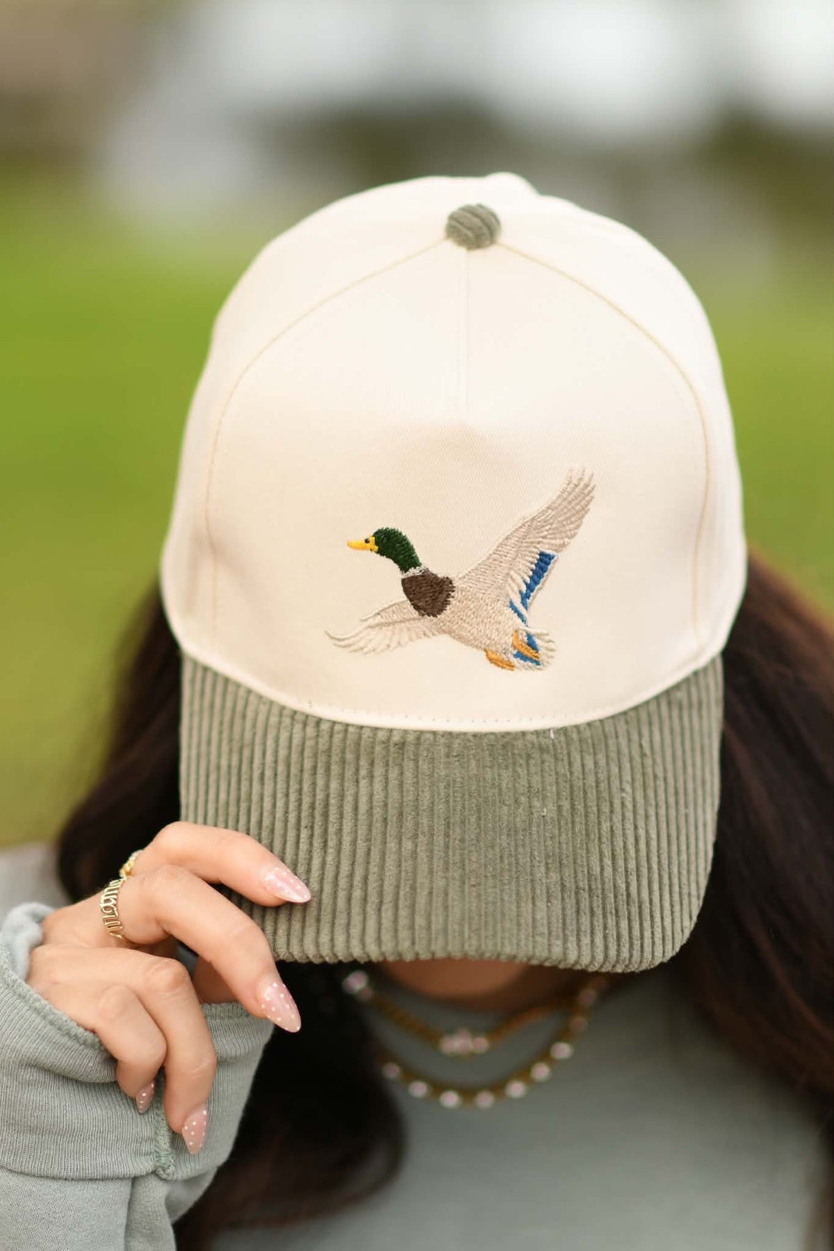 Mallard Duck Corduroy Hat